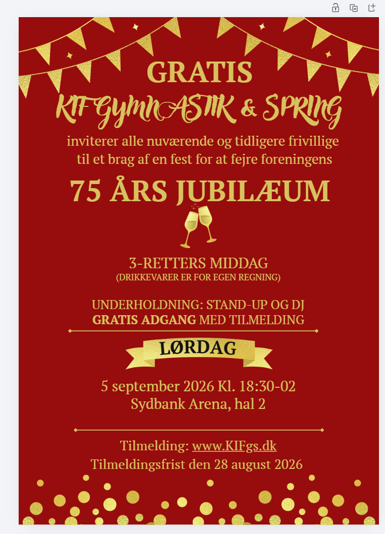 75 års jubilæumsfest